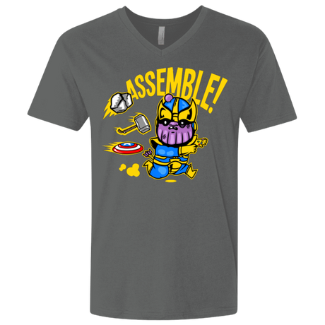 T-Shirts Heavy Metal / X-Small Assemble Men's Premium V-Neck
