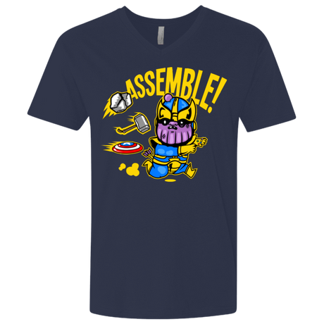 T-Shirts Midnight Navy / X-Small Assemble Men's Premium V-Neck