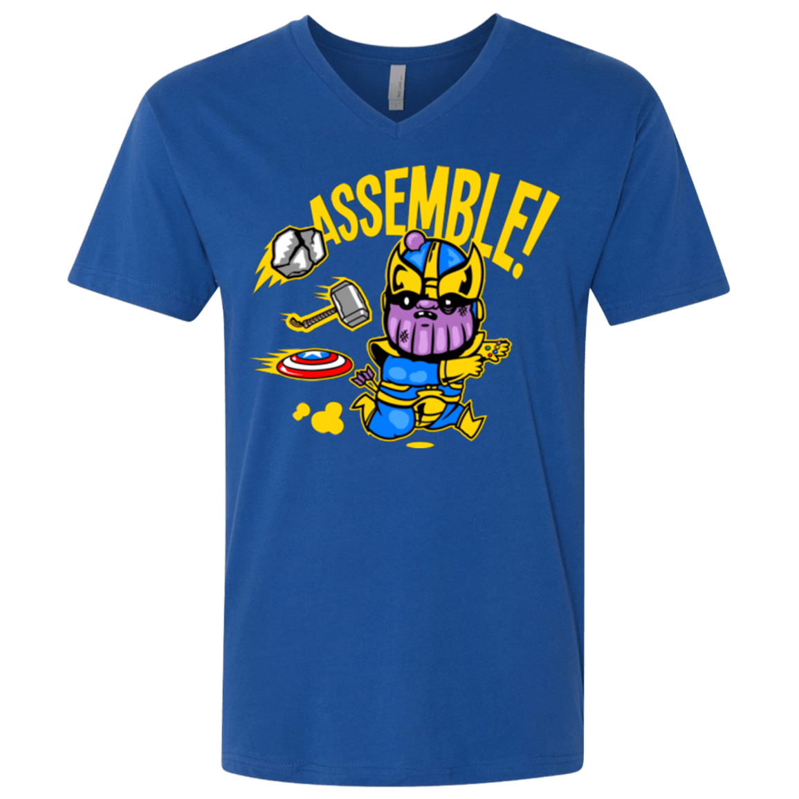 T-Shirts Royal / X-Small Assemble Men's Premium V-Neck