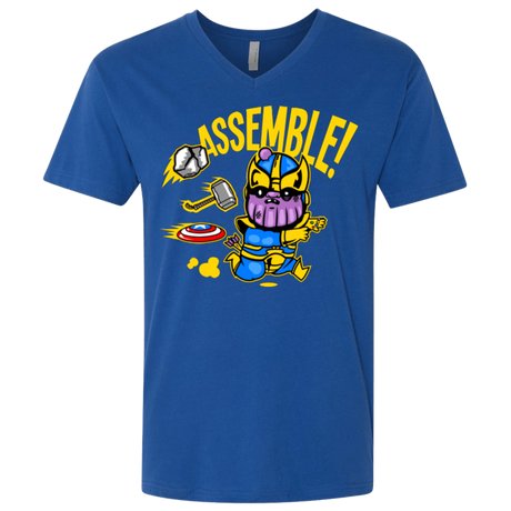 T-Shirts Royal / X-Small Assemble Men's Premium V-Neck