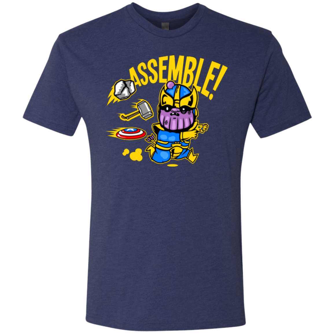 T-Shirts Vintage Navy / Small Assemble Men's Triblend T-Shirt