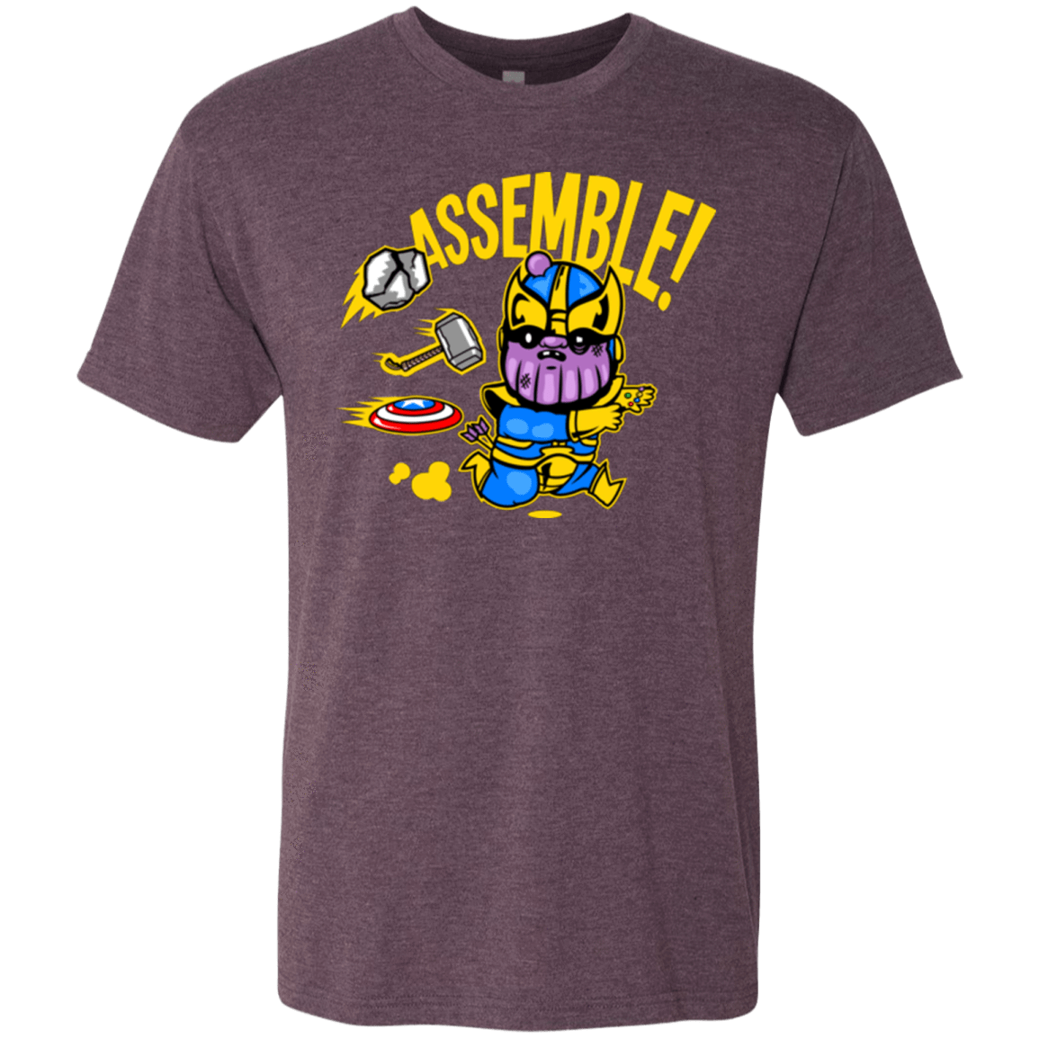 T-Shirts Vintage Purple / Small Assemble Men's Triblend T-Shirt