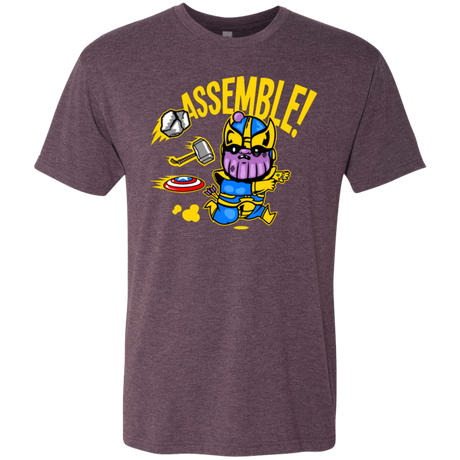 T-Shirts Vintage Purple / Small Assemble Men's Triblend T-Shirt