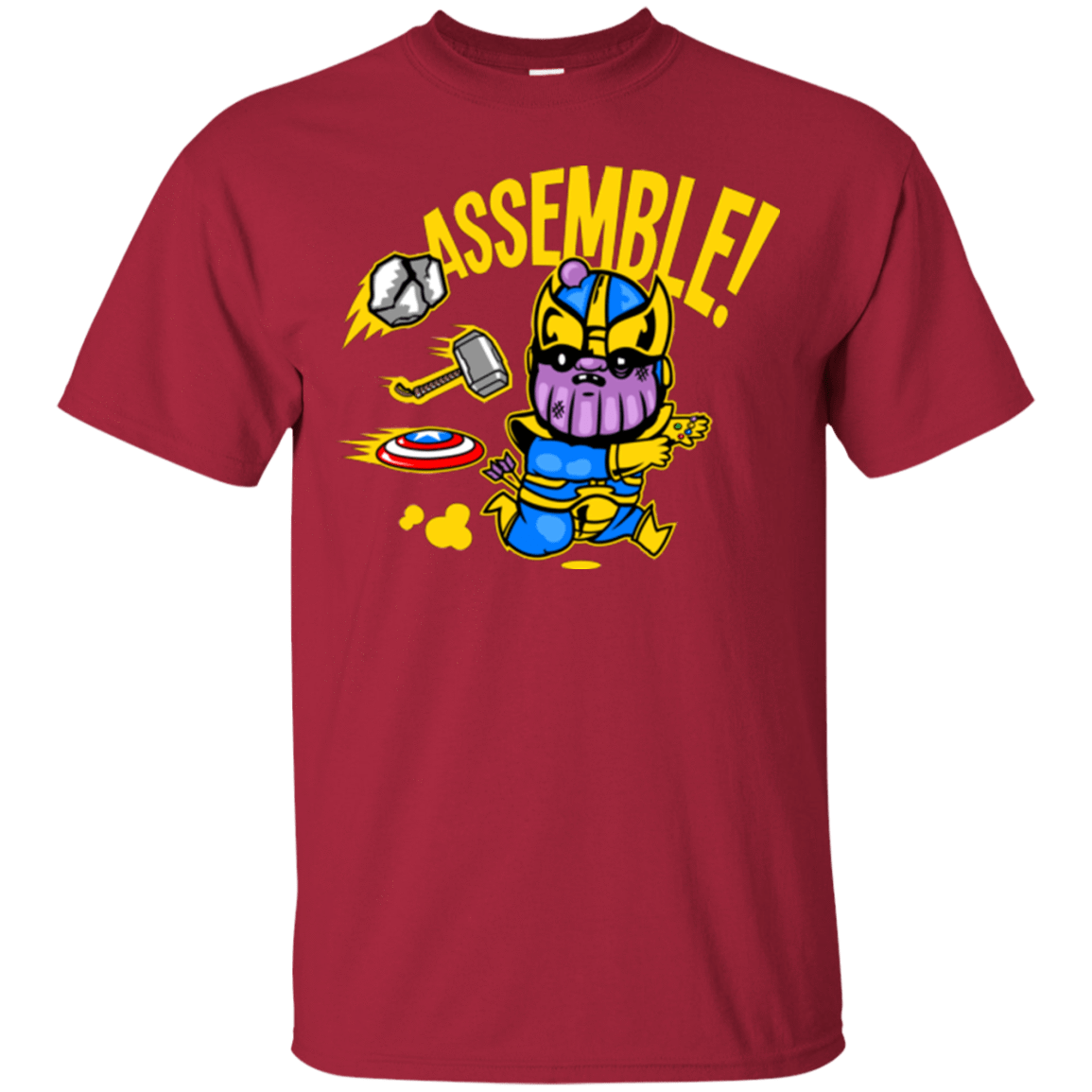 T-Shirts Cardinal / Small Assemble T-Shirt