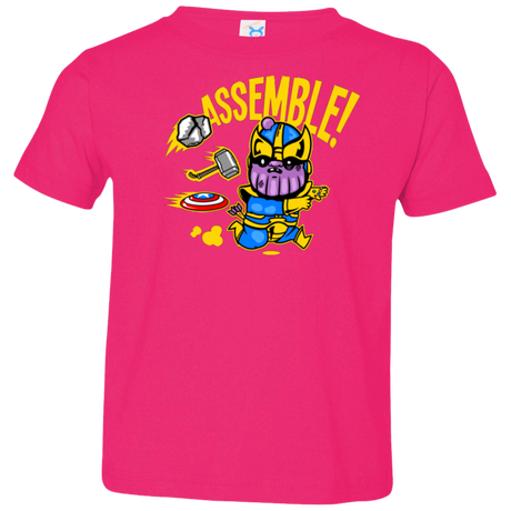 T-Shirts Hot Pink / 2T Assemble Toddler Premium T-Shirt