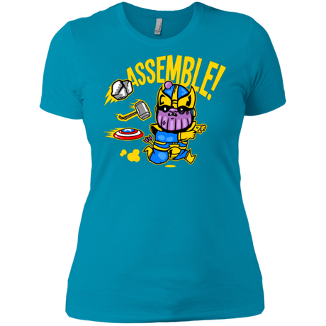T-Shirts Turquoise / X-Small Assemble Women's Premium T-Shirt