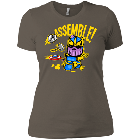 T-Shirts Warm Grey / X-Small Assemble Women's Premium T-Shirt