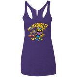 T-Shirts Purple / X-Small Assemble Women's Triblend Racerback Tank