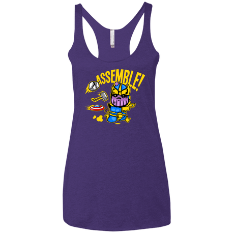 T-Shirts Purple / X-Small Assemble Women's Triblend Racerback Tank
