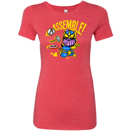 T-Shirts Vintage Red / Small Assemble Women's Triblend T-Shirt