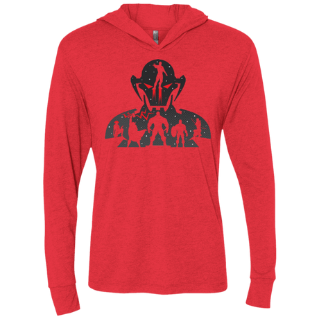 T-Shirts Vintage Red / X-Small Assembly Required Triblend Long Sleeve Hoodie Tee