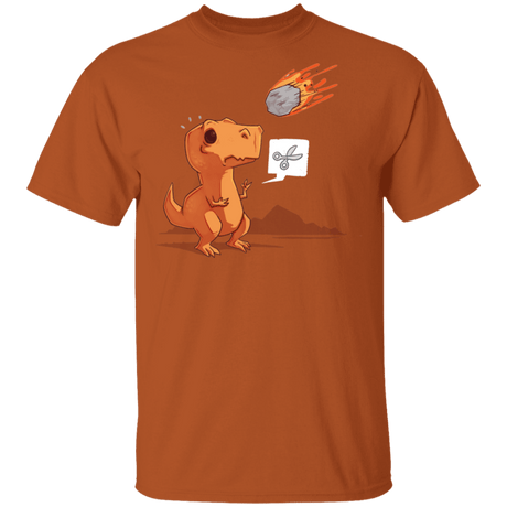 T-Shirts Texas Orange / S Asteroid Paper Scissors Trama T-Shirt
