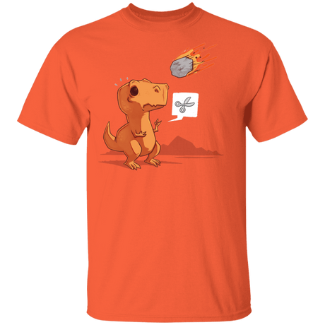 T-Shirts Orange / YXS Asteroid Paper Scissors Trama Youth T-Shirt