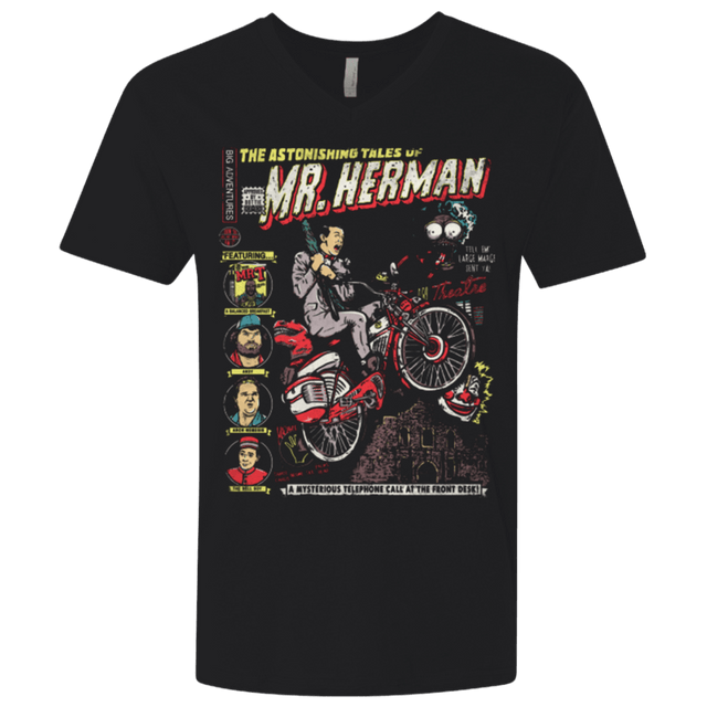 T-Shirts Black / X-Small Astonishing Adventures Men's Premium V-Neck