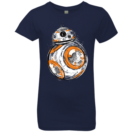 T-Shirts Midnight Navy / YXS Astromech Droid Girls Premium T-Shirt