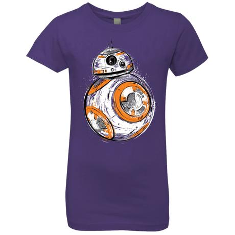 T-Shirts Purple Rush / YXS Astromech Droid Girls Premium T-Shirt