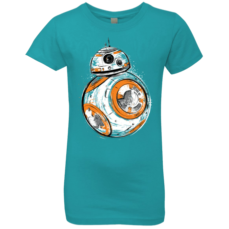 T-Shirts Tahiti Blue / YXS Astromech Droid Girls Premium T-Shirt