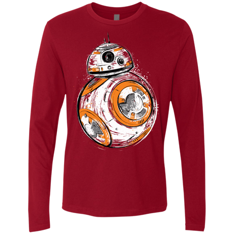 T-Shirts Cardinal / Small Astromech Droid Men's Premium Long Sleeve