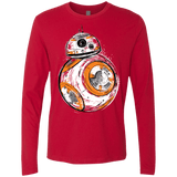 T-Shirts Red / Small Astromech Droid Men's Premium Long Sleeve
