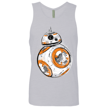 T-Shirts Heather Grey / Small Astromech Droid Men's Premium Tank Top
