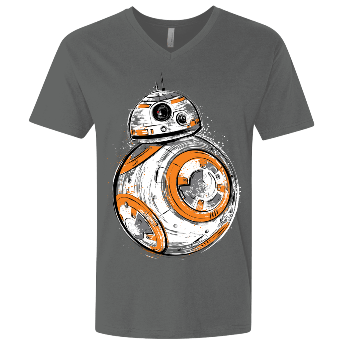 T-Shirts Heavy Metal / X-Small Astromech Droid Men's Premium V-Neck