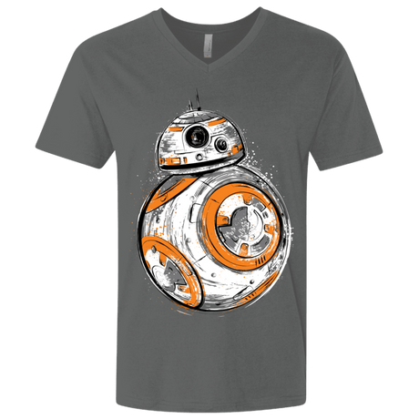 T-Shirts Heavy Metal / X-Small Astromech Droid Men's Premium V-Neck