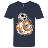T-Shirts Midnight Navy / X-Small Astromech Droid Men's Premium V-Neck
