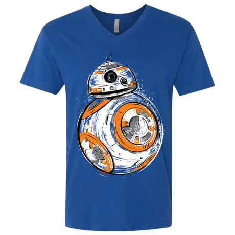 T-Shirts Royal / X-Small Astromech Droid Men's Premium V-Neck