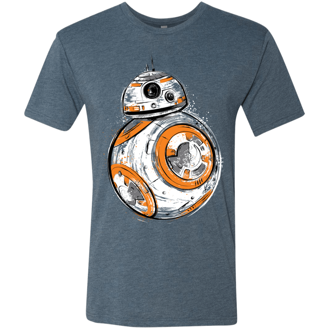 T-Shirts Indigo / Small Astromech Droid Men's Triblend T-Shirt