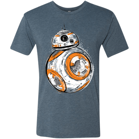 T-Shirts Indigo / Small Astromech Droid Men's Triblend T-Shirt