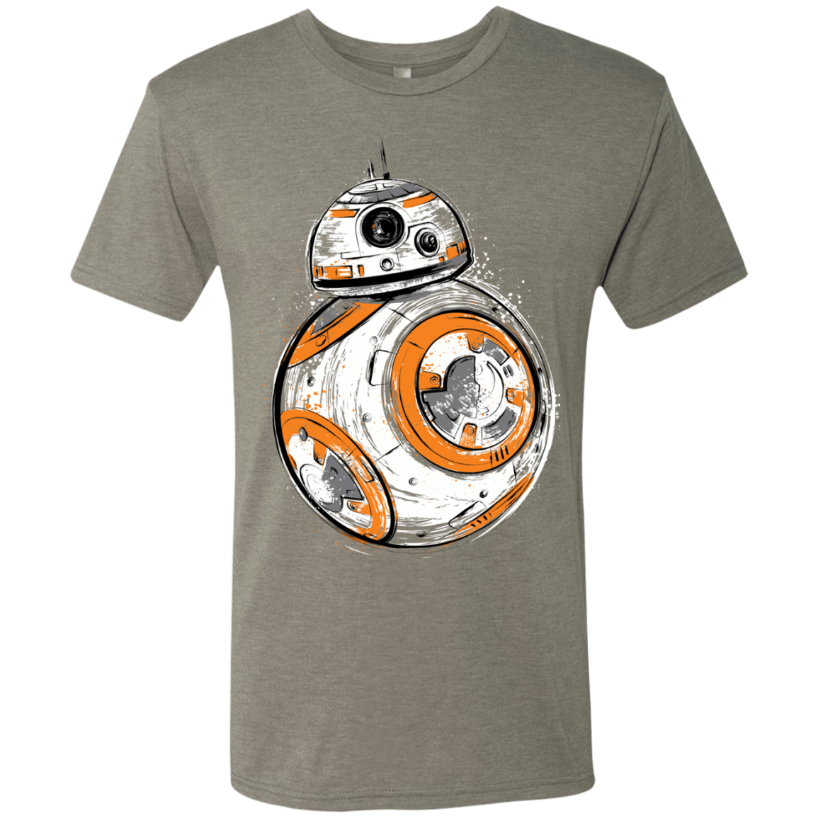 T-Shirts Venetian Grey / Small Astromech Droid Men's Triblend T-Shirt