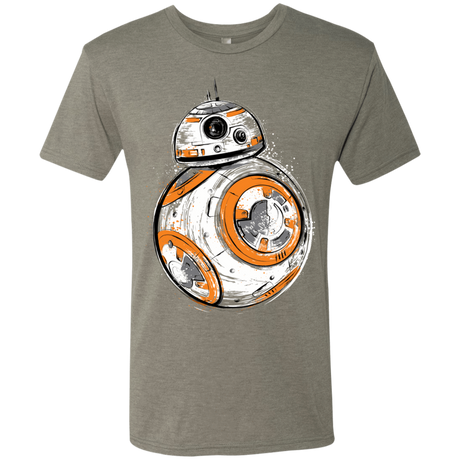 T-Shirts Venetian Grey / Small Astromech Droid Men's Triblend T-Shirt