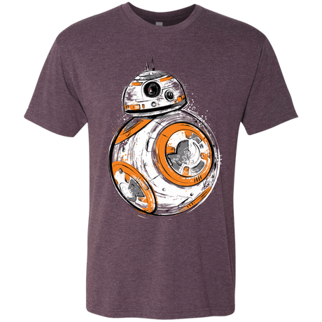 T-Shirts Vintage Purple / Small Astromech Droid Men's Triblend T-Shirt