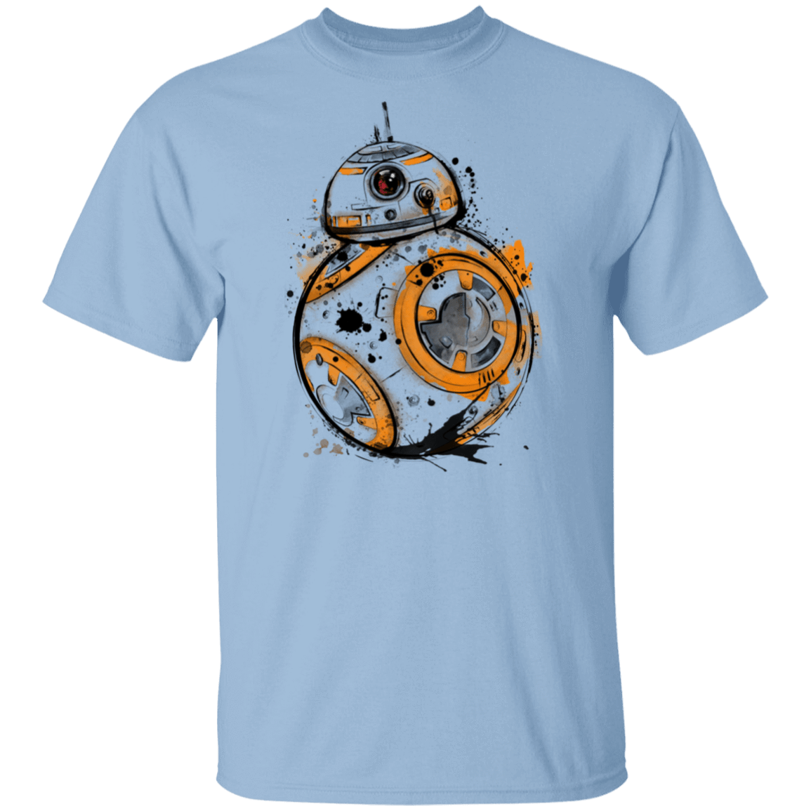 T-Shirts Light Blue / S Astromech Droid Watercolor T-Shirt