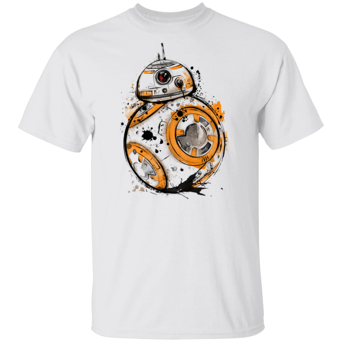 T-Shirts White / S Astromech Droid Watercolor T-Shirt