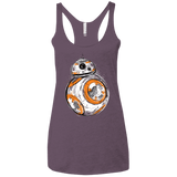 T-Shirts Vintage Purple / X-Small Astromech Droid Women's Triblend Racerback Tank