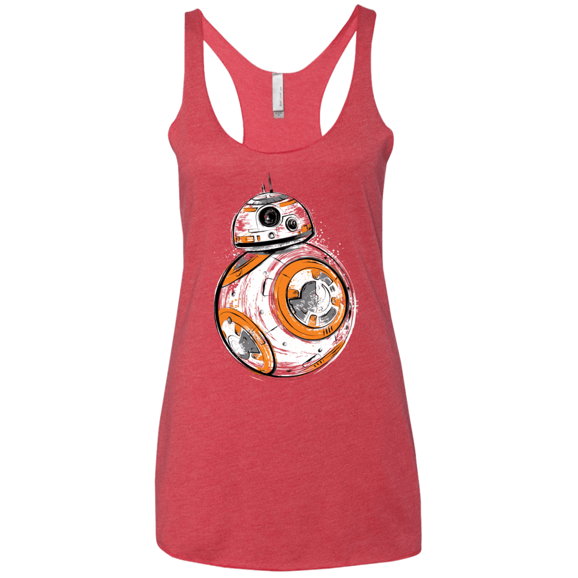T-Shirts Vintage Red / X-Small Astromech Droid Women's Triblend Racerback Tank