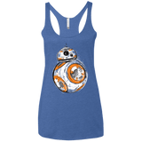 T-Shirts Vintage Royal / X-Small Astromech Droid Women's Triblend Racerback Tank