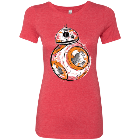 T-Shirts Vintage Red / Small Astromech Droid Women's Triblend T-Shirt