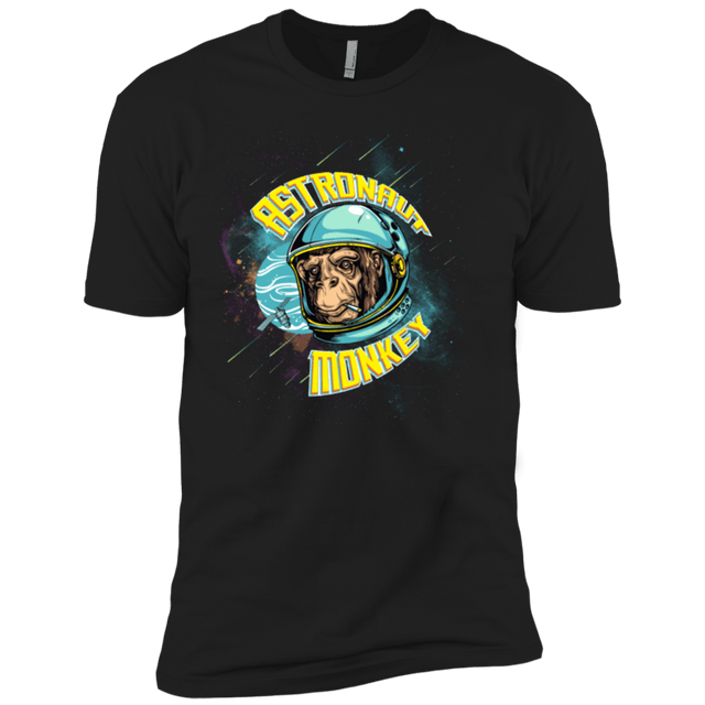 T-Shirts Black / YXS ASTRONAUT MONKEY Boys Premium T-Shirt