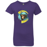 T-Shirts Purple Rush / YXS ASTRONAUT MONKEY Girls Premium T-Shirt
