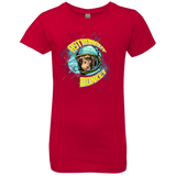 T-Shirts Red / YXS ASTRONAUT MONKEY Girls Premium T-Shirt