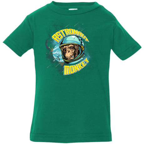 T-Shirts Kelly / 6 Months ASTRONAUT MONKEY Infant Premium T-Shirt