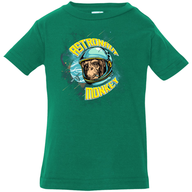 T-Shirts Kelly / 6 Months ASTRONAUT MONKEY Infant Premium T-Shirt