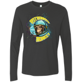 T-Shirts Heavy Metal / Small ASTRONAUT MONKEY Men's Premium Long Sleeve