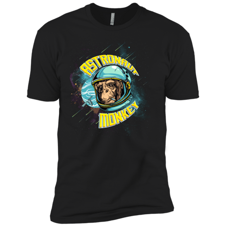 T-Shirts Black / X-Small ASTRONAUT MONKEY Men's Premium T-Shirt