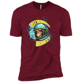 T-Shirts Cardinal / X-Small ASTRONAUT MONKEY Men's Premium T-Shirt