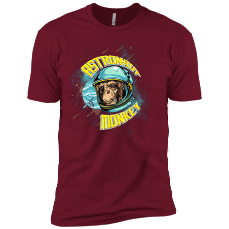 T-Shirts Cardinal / X-Small ASTRONAUT MONKEY Men's Premium T-Shirt