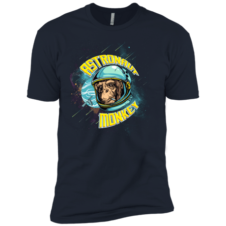 T-Shirts Midnight Navy / X-Small ASTRONAUT MONKEY Men's Premium T-Shirt