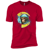 T-Shirts Red / X-Small ASTRONAUT MONKEY Men's Premium T-Shirt